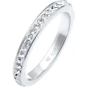 Elli Ring zilver / transparant