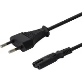 Savio CL-97 electriciteitssnoer Zwart 1,2 m Netstekker type E IEC C7