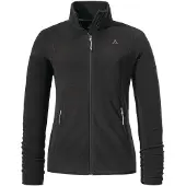 Schöffel Functionele fleece jas zilvergrijs / zwart