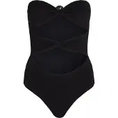 Karl Lagerfeld Karl Dna Strapless Swimsuit Black Maat: XS | Badpakken Outlet | Dames | Zwart