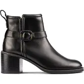 Clarks Enkellaarsjes 'Chamberly Trim' zwart