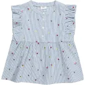 s.Oliver Blouse blauw / lichtgroen / pink / wit