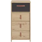 Gautier - Gami Ladekast Liam 4 lades - artisan eik