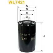 WIX FILTERS WL7421 Oliefilter
