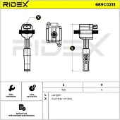 RIDEX 689C0213 Bobine