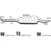ERNST 275064 Uitlaat middendemper