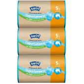 Swirl 3x Pedaalemmerzakken Geparfumeerd Ocean Fresh 5 liter 45 stuks