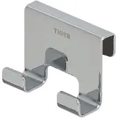 Tiger Caddy - Douchehaak - Glaspaneel dikte 6-8 mm - 3,5 x 7 x 5 cm - Chroom