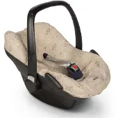 Dooky Seat Cover 0+ Autostoelhoes Romantic Leaves Black - Universele Autostoelhoes Maxi Cosi CabrioFix, Maxi Cosi hoes Pebble, Maxicosi hoes, Cybex en meer - Autostoelhoes Baby Universeel