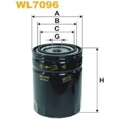 WIX FILTERS WL7096 Oliefilter