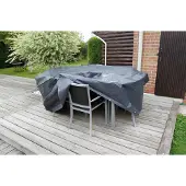 Nature - Tuinmeubelhoes - Beschermhoes voor tafel (rond) - H90 x Ø205cm