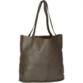 Green Burry Shopper 'Carmen' olijfgroen