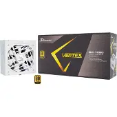 Seasonic VERTEX GX-1200 White - Voeding - ATX12V 3.0 - 80 PLus Gold - 1200 Watt - Modulair - 100-240V - PCIe 5.0 - 12VHPWR-kabel - Wit