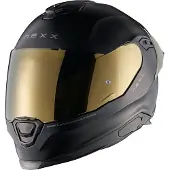 NEXX Y.100R Subsonic, integraalhelm ,Mat Zwart/Goud ,S