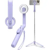 Spigen S571W MAGSAFE BLUETOOTH SELFIESTICK STATIEF LAVENDEL