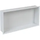 Plieger Inbox Inbouwnis - Met Flens - RVS - 60x30x7.5 cm - Wit