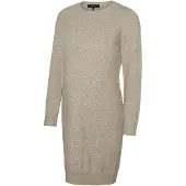 Vero Moda Maternity Gebreide jurk 'VMMDoffy' lichtbruin