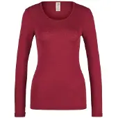 Engel - Women's Unterhemd L/S - Merino-ondergoed 34/36, rood