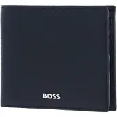 HUGO BOSS Leren Portemonnee Classic Grained Wallet Dark Blue Donkerblauw