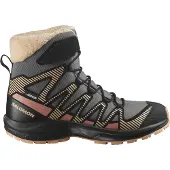Salomon Laarzen Botas XA Pro V8 Winter ClimaSalomon Waterproof gris oscuro marrón infantil voor Dames