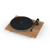 Pro-Ject Platenspeler T1 Evo BT Walnoot + Ortofon OM10 cel