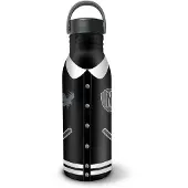 KARACTERMANIA - Wednesday - Varsity - Drinkfles - Waterfles - Drinkbus - Bidon - Zwart