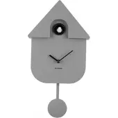 Present Time Wall clock Modern Cuckoo ABS mouse grey