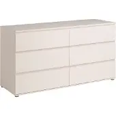 Parisot Commode Nux 6 laden - wit
