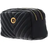 GUESS Utensil zak Double Zip Black Zwart