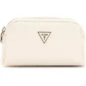 GUESS Utensil zak Double Zip White Logo Multi Wit