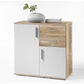Bega Commode Debby 2 deuren en 2 lades - wit/eik