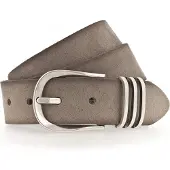 Tamaris Leren Riem Classic Velours Belt W115 Taupe Grijs