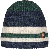 Barts muts donkerblauw/groen/wit Jongens Polyester Streep