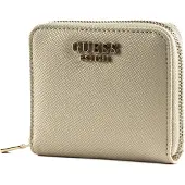 GUESS Portemonnee Laurel SLG Small Zip Around Wallet Stone Beige