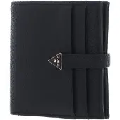 GUESS Kaarthoes Laurel SLG Tab Card Case Black Zwart