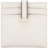 GUESS Kaarthoes Laurel SLG Tab Card Case Bone Lichtgrijs