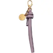 Fossil Leren Sleutelhanger Keyfob Key Ring Lavender Paars