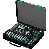 Wera 8100 SA/SC 2 Zyklop 05160785001 Dopsleutelset Metrisch 1/4 (6,3 mm), 1/2 (12,5 mm) 43-delig