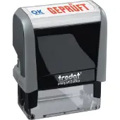 Trodat Gecontroleerd Kantoor stempel DE Blauw, Rood