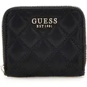 GUESS Portemonnee Giully Zip Around Wallet Black Zwart