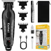 Kemei Black series KM-2293 10W tondeuse trimmer draadloos