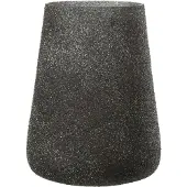 J-Line Windlicht glitter glas paars large