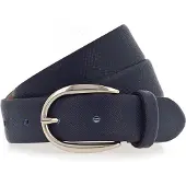 Vanzetti Leren Riem 30mm Leather Belt W110 Navy Blauw
