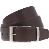 Vanzetti Leren Riem Dresscode: Business 35mm Cambered Belt W120 Dark Brown Bruine