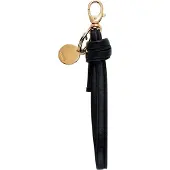 Fossil Leren Sleutelhanger Keyfob Key Ring Black Zwart