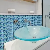 Crearreda - Tegelsticker - Turquoise - 30 x 30 cm - 2 stuks