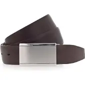 Vanzetti Leren Riem Dresscode: Business 35mm Cambered Belt W120 Dark Brown Donkerbruin
