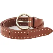 Vanzetti Leren Riem Slim Belt W70 Cognac Bruine