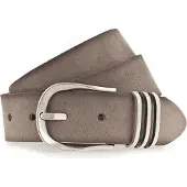 Tamaris Leren Riem Classic Velours Belt W120 Taupe Grijs