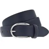 Vanzetti Leren Riem Classics 30mm Cambered Leather Belt W110 Nightblue Blauw